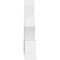 Ekena Millwork Vanguard Architectural Grade PVC Gable Bracket, 36"W x 22 1/2"H x 4"D x 4"F, 15/12 Pitch GBP036X23X0404VAN00 - alternate 4